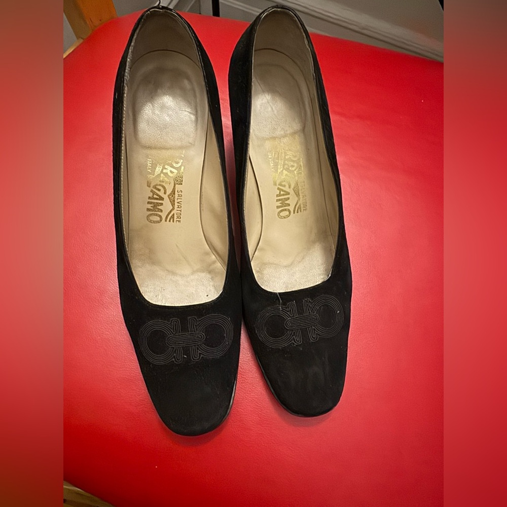 Salvatore Ferragamo Black Loafers for Women
